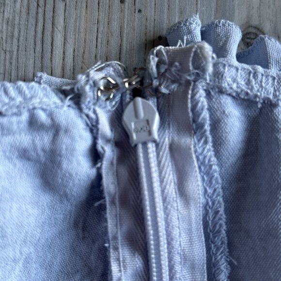 Blashe Blue Babydoll Flutter Ruffle Dress Size Small - Picture 6 of 8